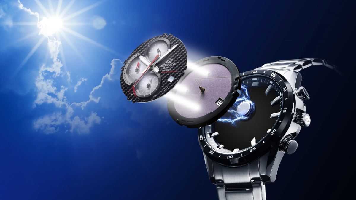 Solar-powered watches