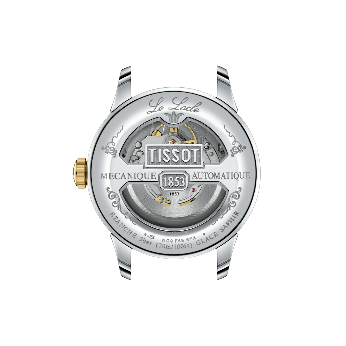 Tissot Le Locle 316L stainless steel case for Men T0064072209300