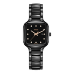 Rado True Square Black High-Tech Ceramic & Titanium / PVD for Women R27080702