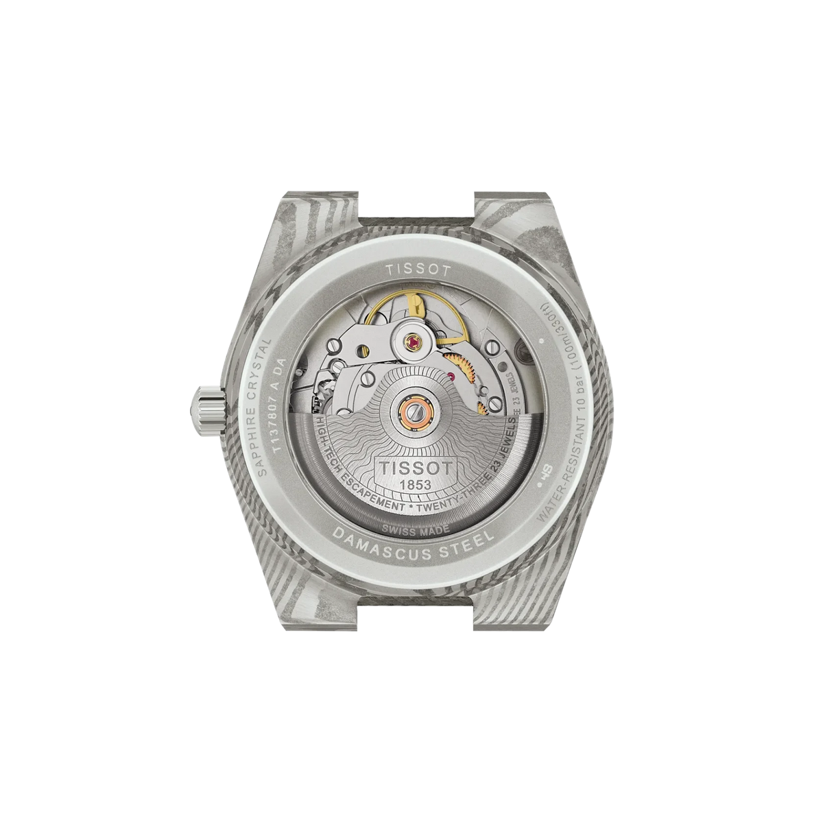 Tissot PRX Damascus Steel for Unisex T1378079608100