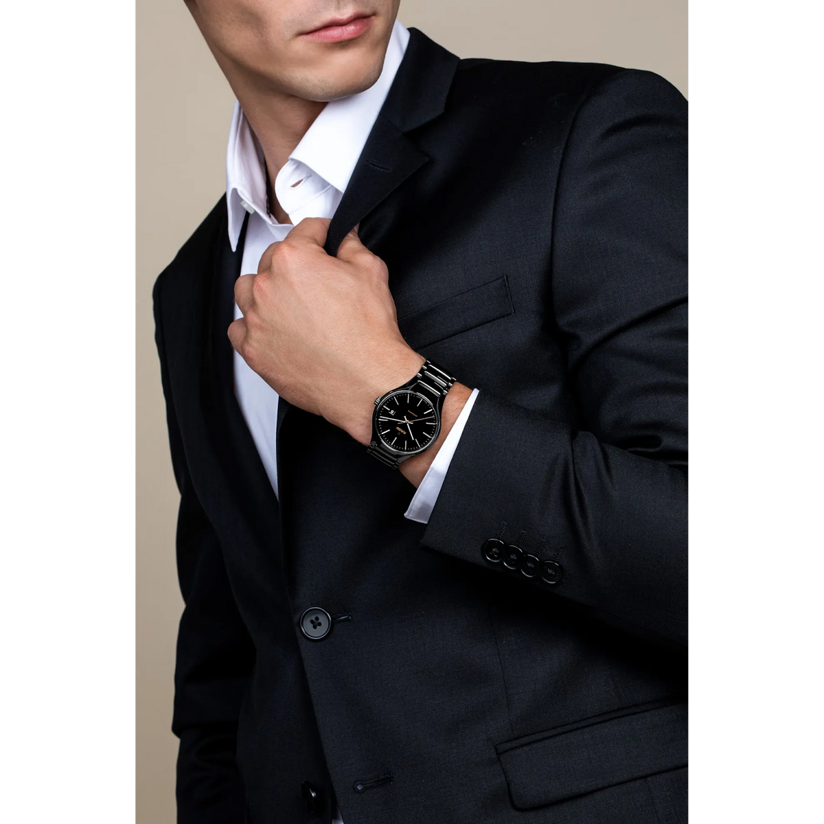 Rado True Round High-Tech Ceramic & Titanium / PVD for Men R27056162