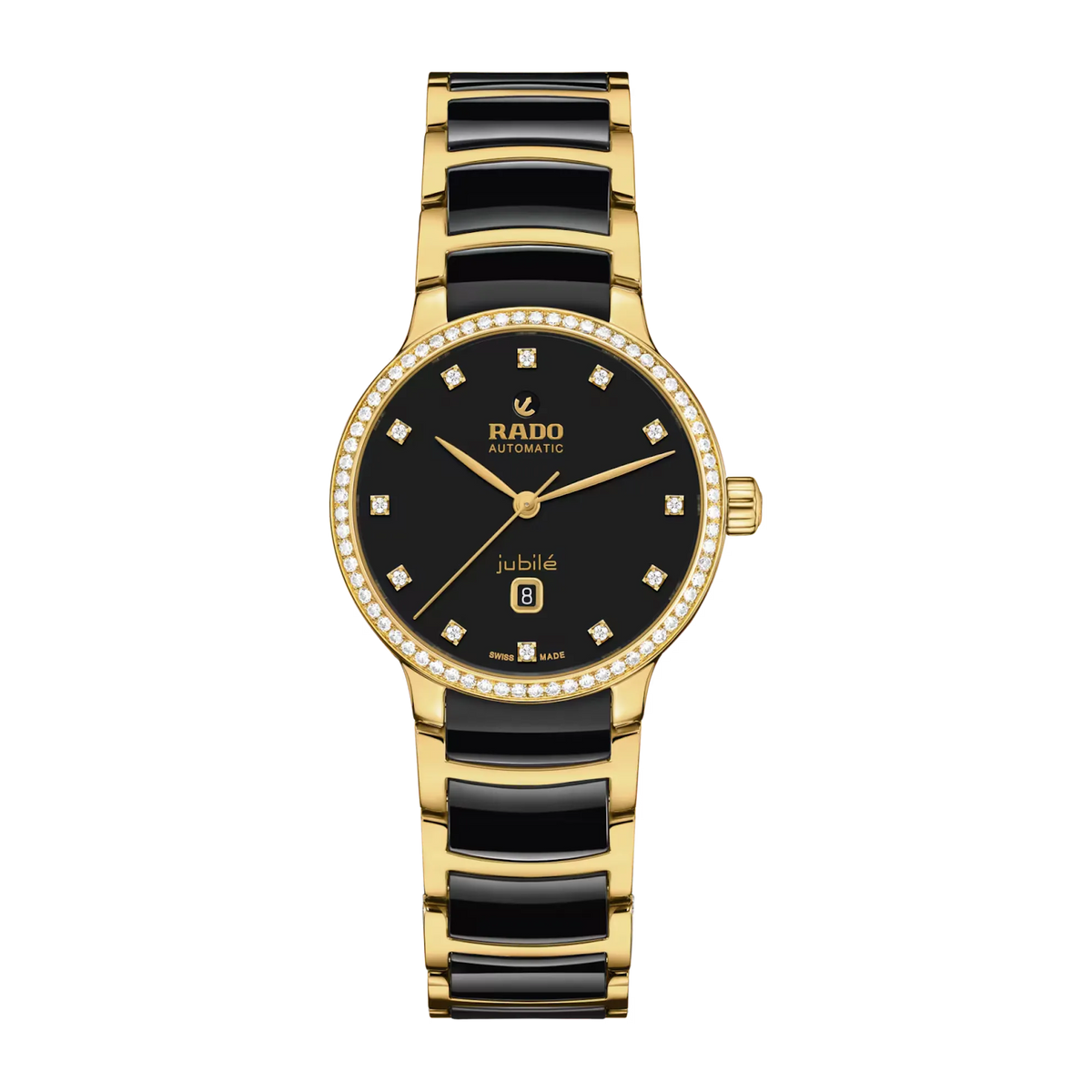 Rado Centrix Stainless Steel with Yellow Gold PVD for Women R30227702