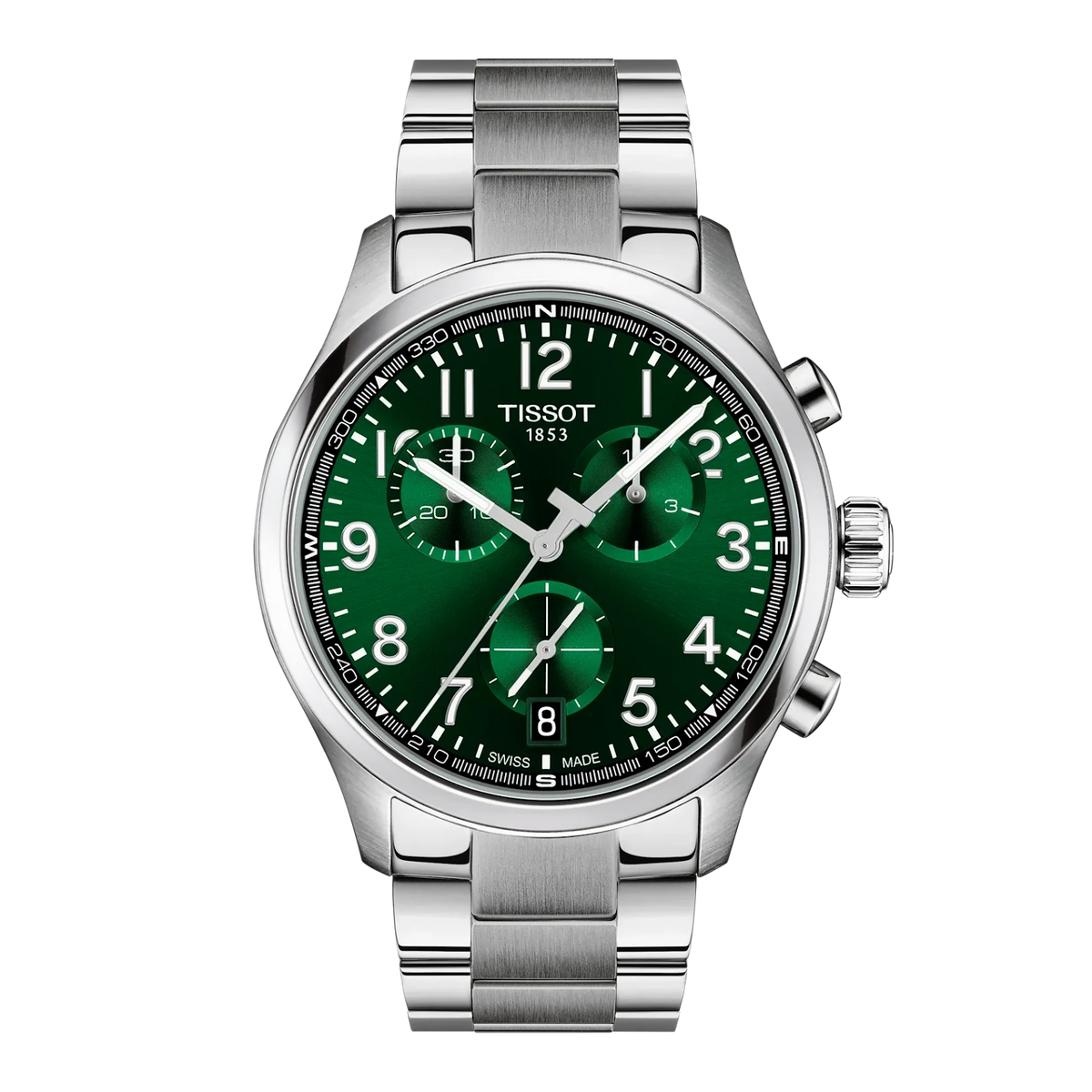 Tissot Chrono XL Classic 316L stainless steel case for Men T1164171109200