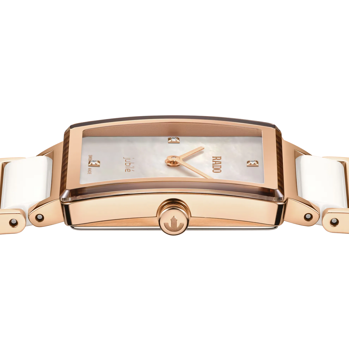 Rado Integral Stainless Steel with Rose Gold PVD for Women R20251902