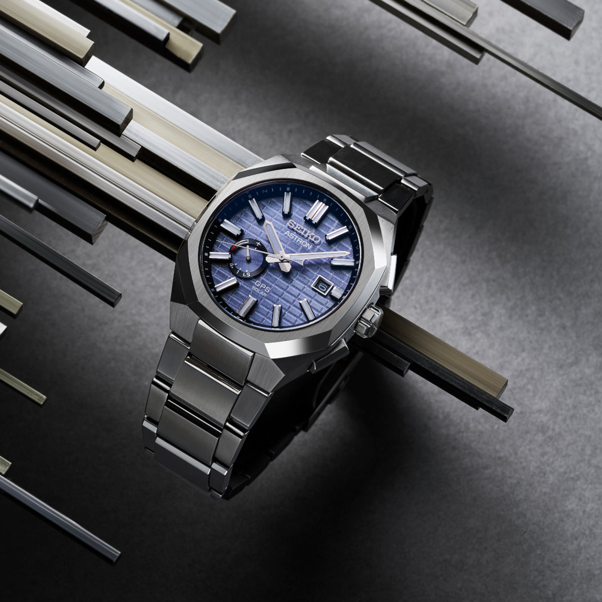 Seiko Astron GPS Solar Sapphire Blue Crystal Box SSJ013J1