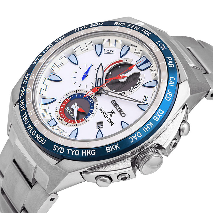 Prospex World Time Solar Chronograph Watch