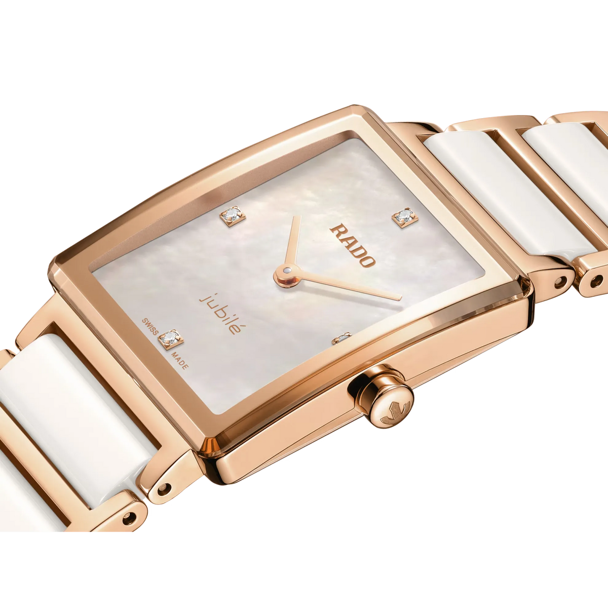 Rado Integral Stainless Steel with Rose Gold PVD for Women R20251902