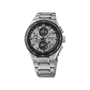 Astron GPS Solar Dual-Time Chronograph in Silvery Grey