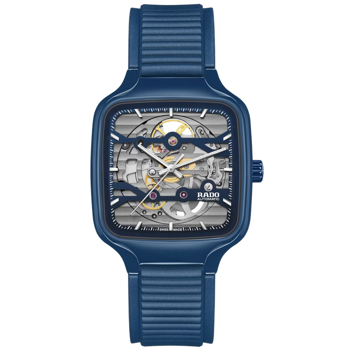 Rado True Square Navy Blue High-Tech Ceramic for Unisex R27178205