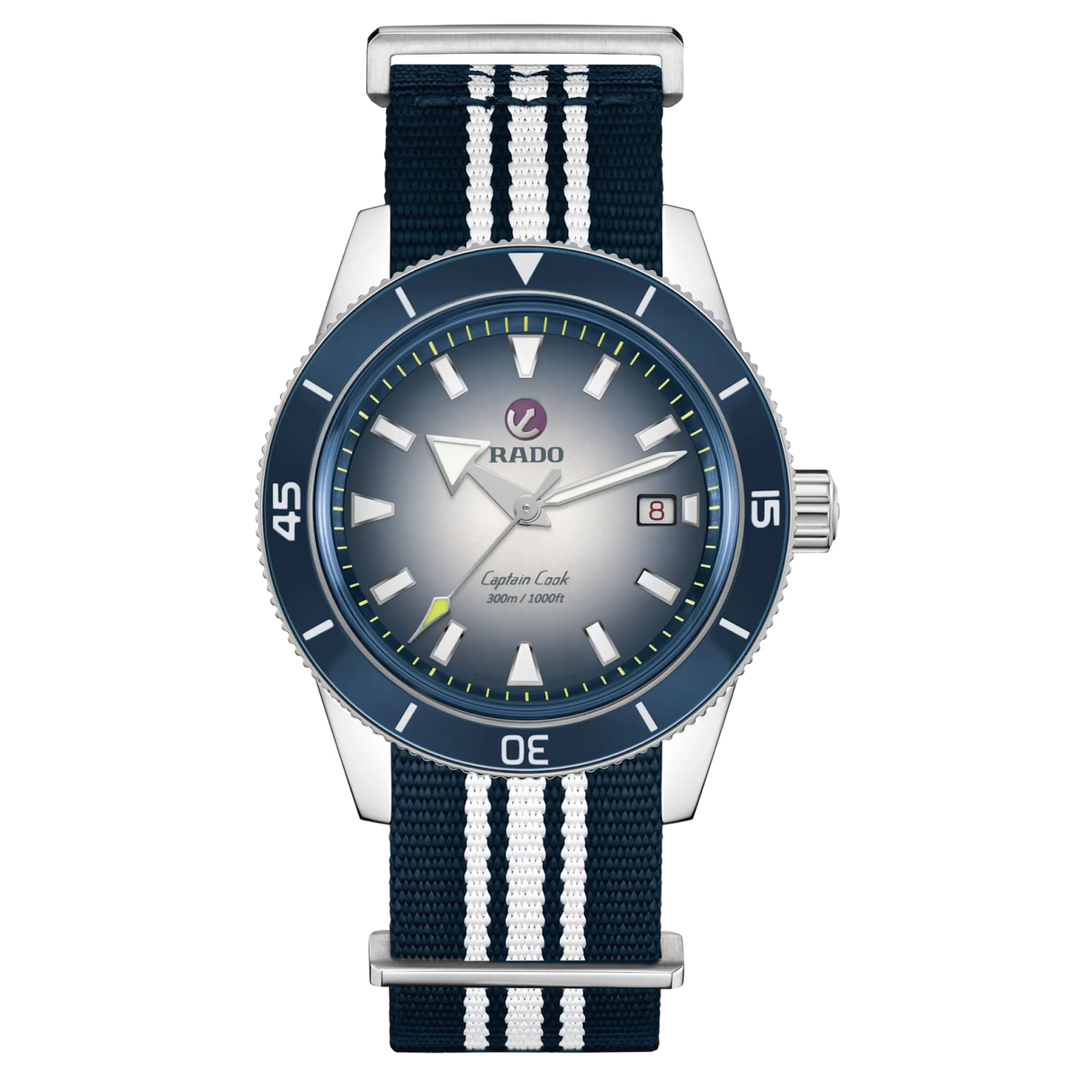 Rado Captain Cook Bronze Case with Blue High-Tech Ceramic Rotating Bezel Insert for Men R32154208