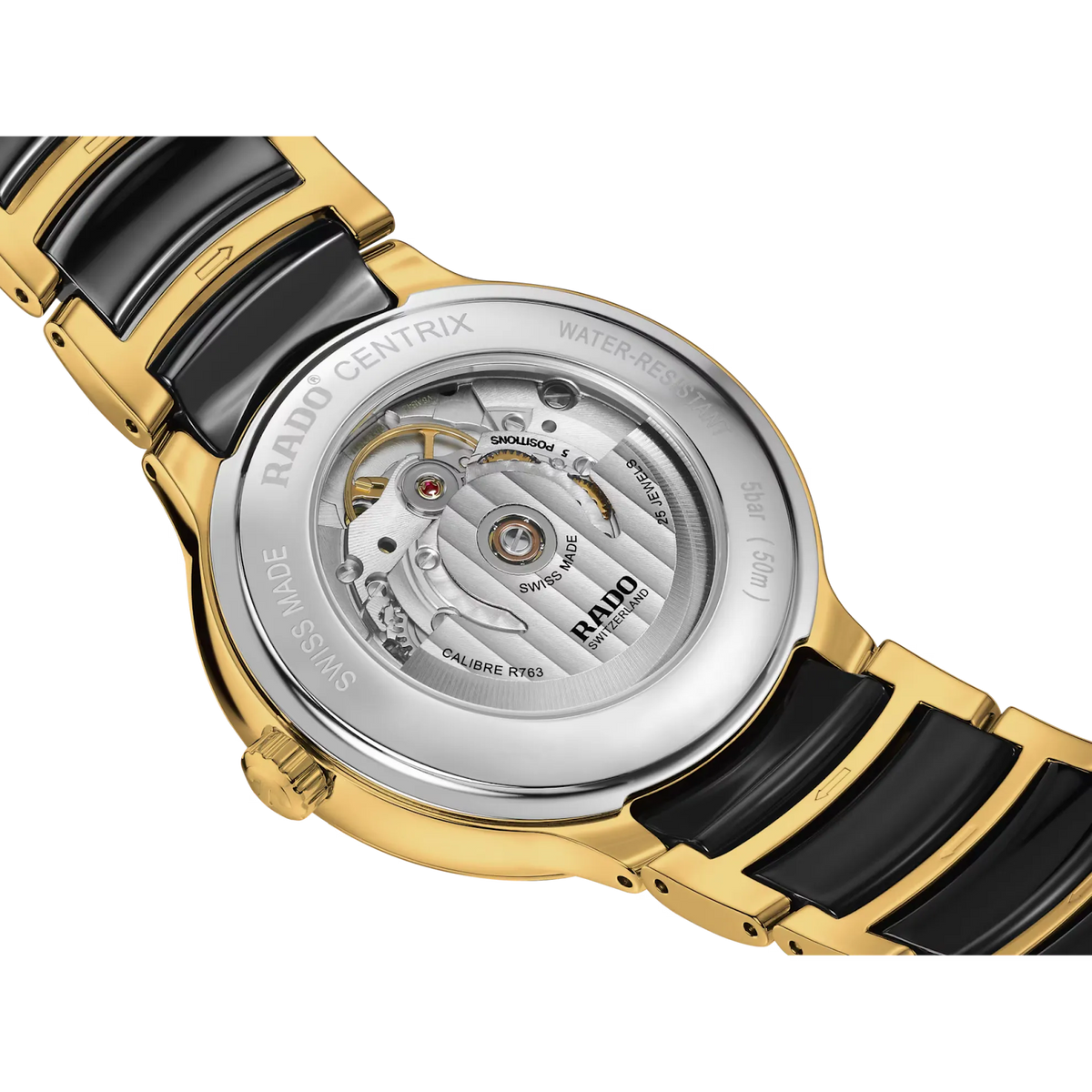 Rado Centrix Stainless Steel with Rose Gold PVD for Women R30008742