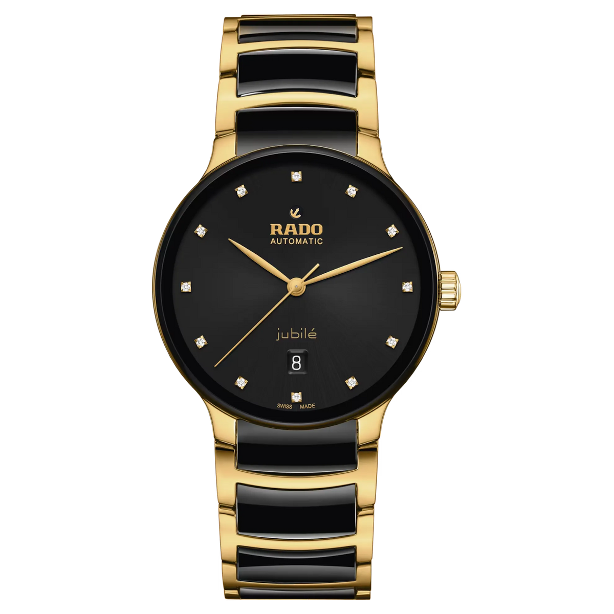 Rado Centrix Stainless Steel with Rose Gold PVD for Women R30008742