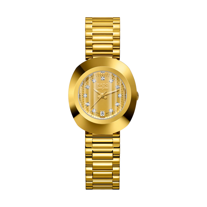 Rado DiaStar Original CVD-Coated Hardmetal, Stainless Steel & Yellow Gold PVD for Women R12306303