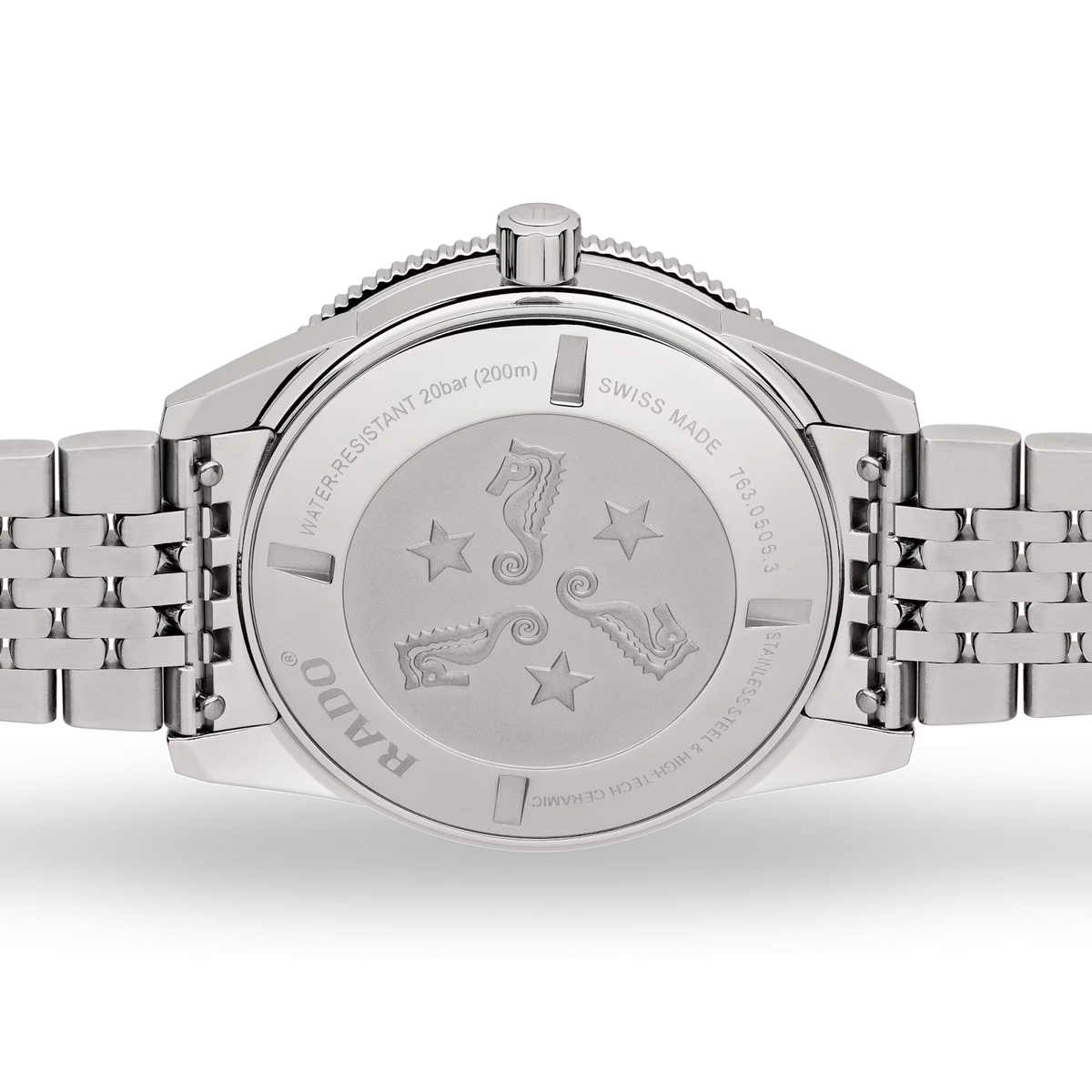 Rado Captain Cook Stainless Steel with Black High-Tech Ceramic Rotating Bezel Insert for Men R32505203