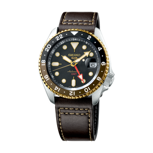 Seiko 5 Sports SKX GMT in Mocha