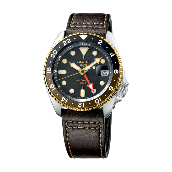 Seiko 5 Sports SKX GMT in Mocha