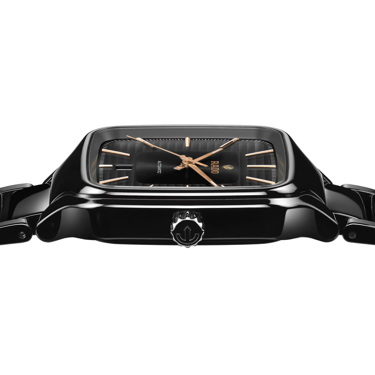 Rado True Square Black High-Tech Ceramic, Titanium for Unisex R27078172