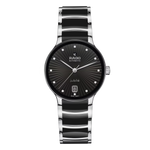 Rado Centrix Stainless Steel with Rose Gold & High-Tech Ceramic for Unisex R30031742