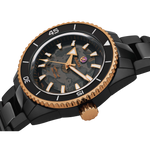 Rado Captain Cook Black High-Tech Ceramic Monobloc with Rose Gold PVD Stainless Steel Rotating Bezel for Unisex R32127162