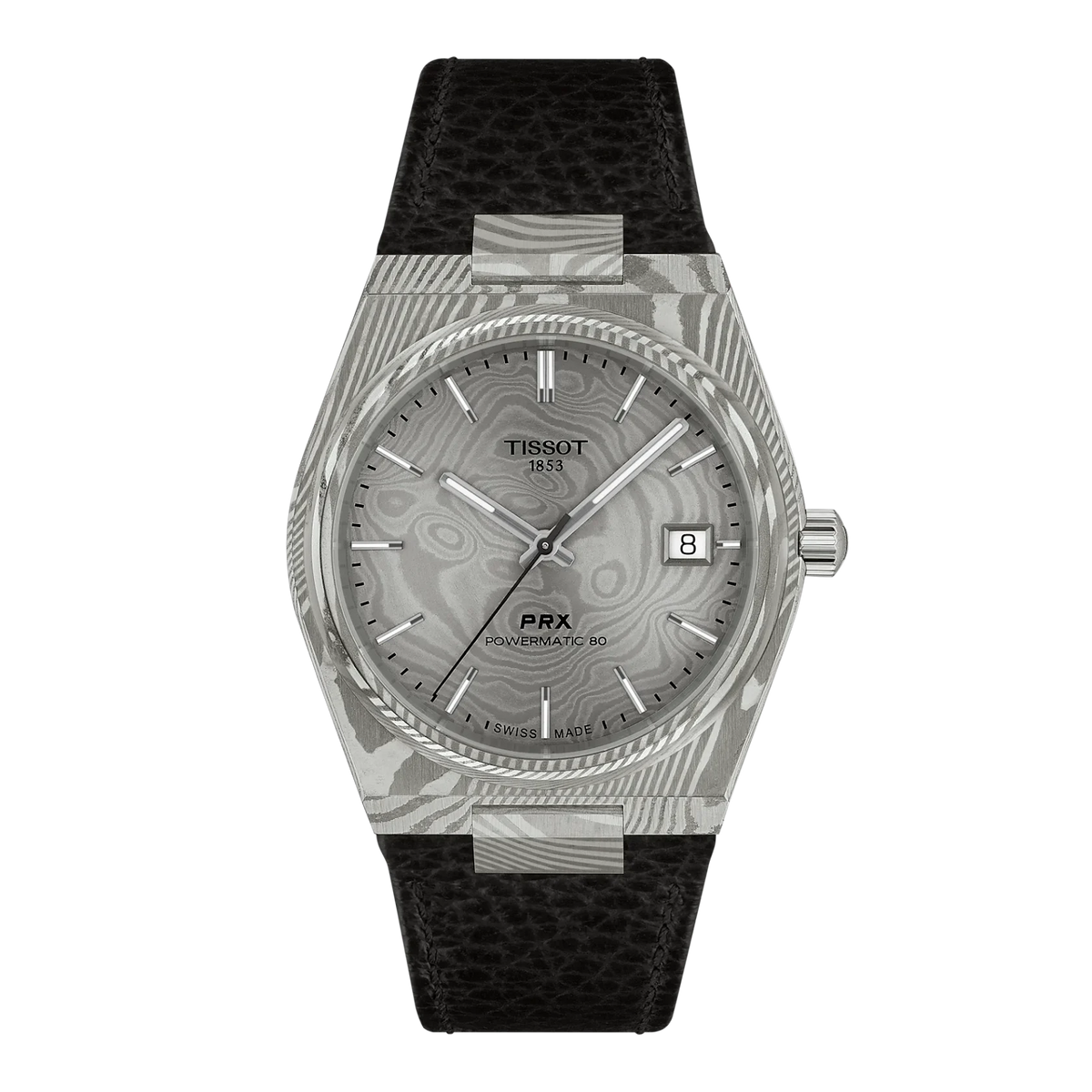 Tissot PRX Damascus Steel for Unisex T1378079608100