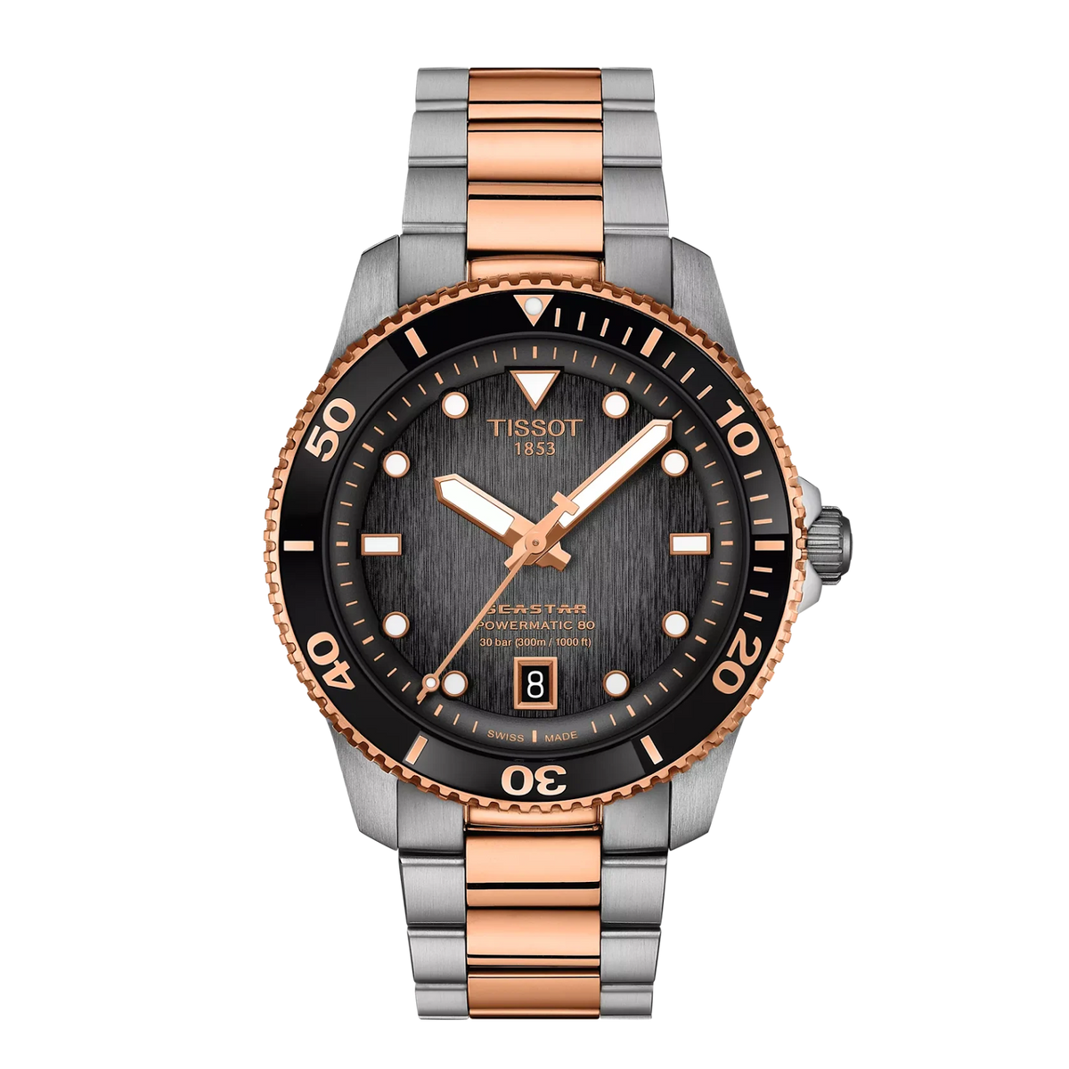 Tissot Seastar 316L Stainless Steel for Unisex T1208072205101