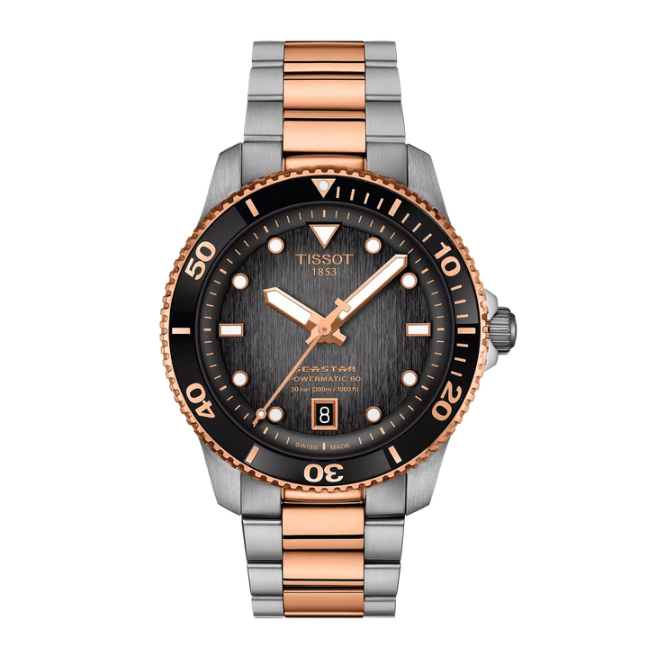 Tissot Seastar 316L Stainless Steel for Unisex T1208072205101