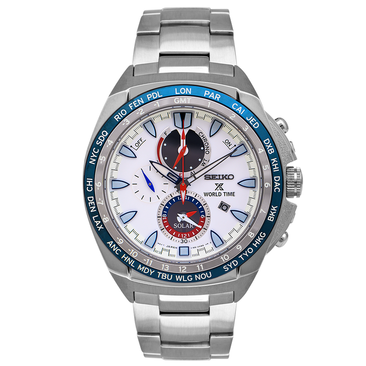 Prospex World Time Solar Chronograph Watch