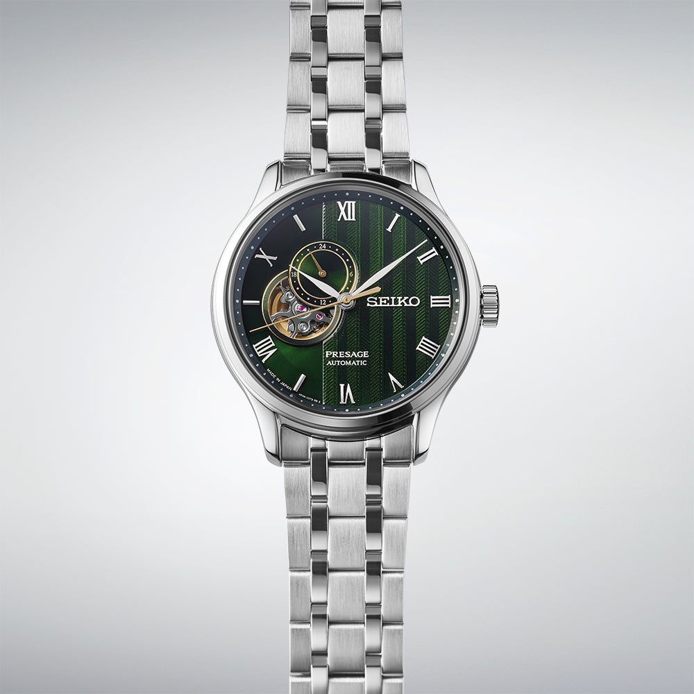 Seiko Presage ‘Japanese Zen Gardens’ in Fern green
