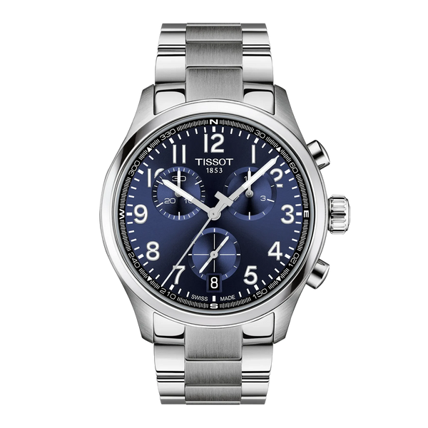 Tissot Chrono XL Classic 316L stainless steel case for Men T1164171104200