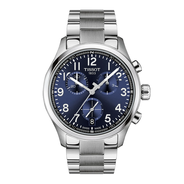 Tissot Chrono XL Classic 316L stainless steel case for Men T1164171104200