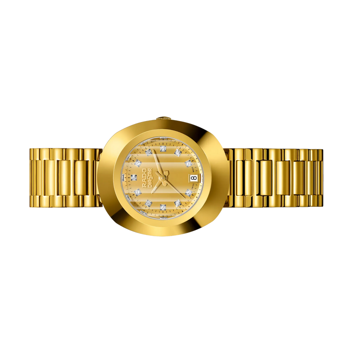 Rado DiaStar Original CVD-Coated Hardmetal, Stainless Steel & Yellow Gold PVD for Women R12306303