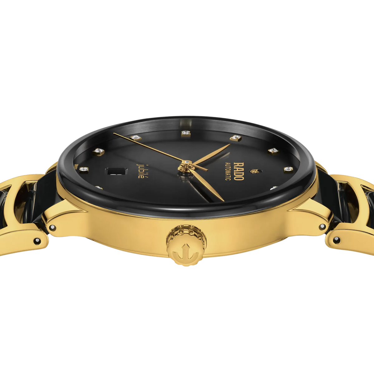 Rado Centrix Stainless Steel with Rose Gold PVD for Women R30008742