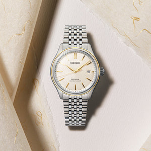 Seiko Presage Classic Series in Delicate Cream Silk
