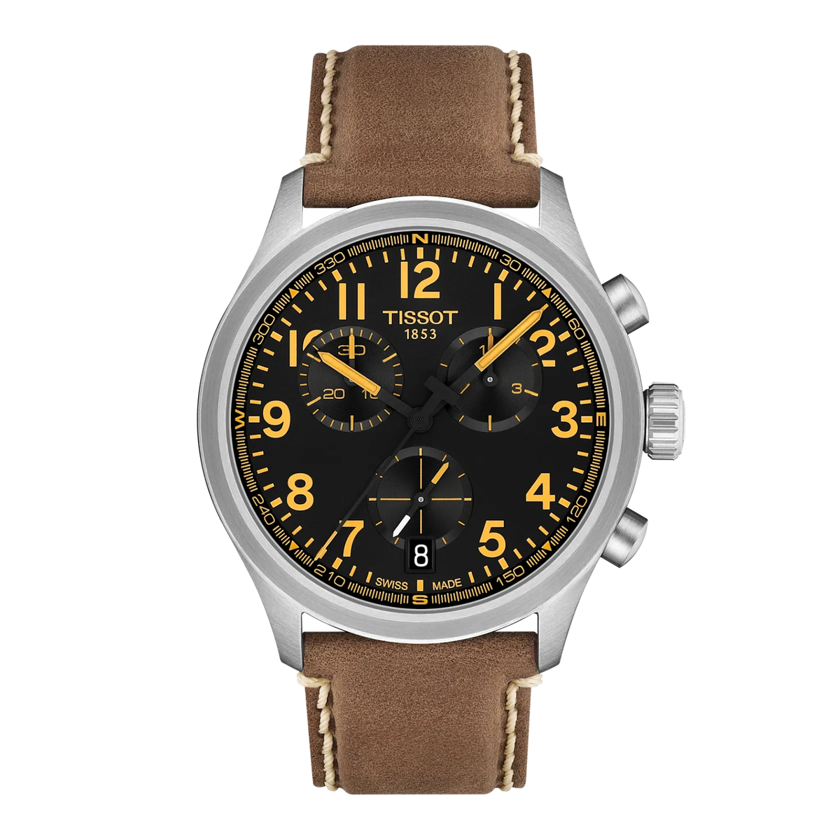 Tissot Chrono XL Classic 316L stainless steel case for Men T1164171605201