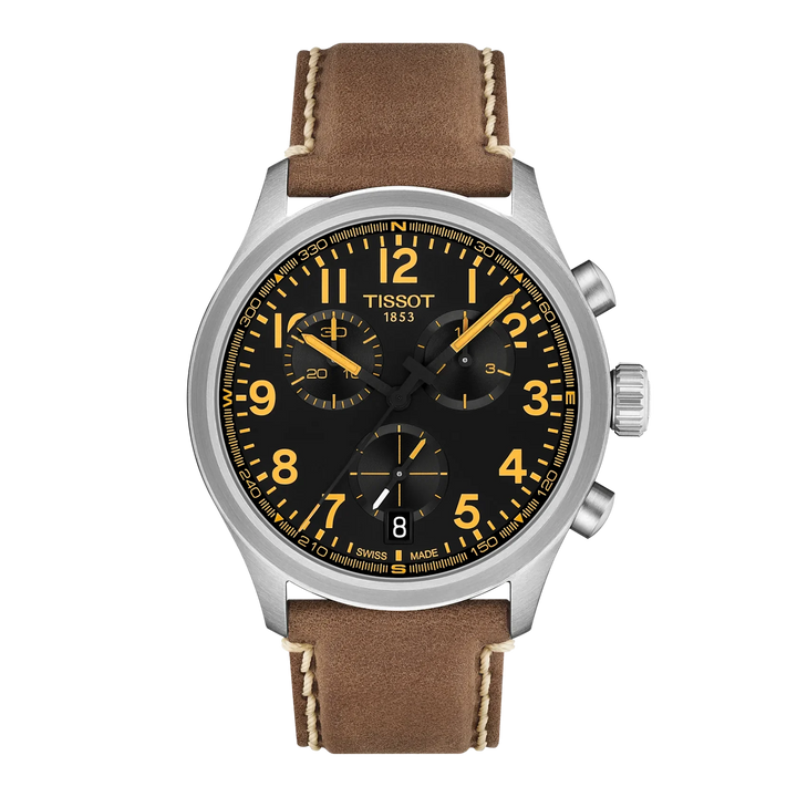 Tissot Chrono XL Classic 316L stainless steel case for Men T1164171605201