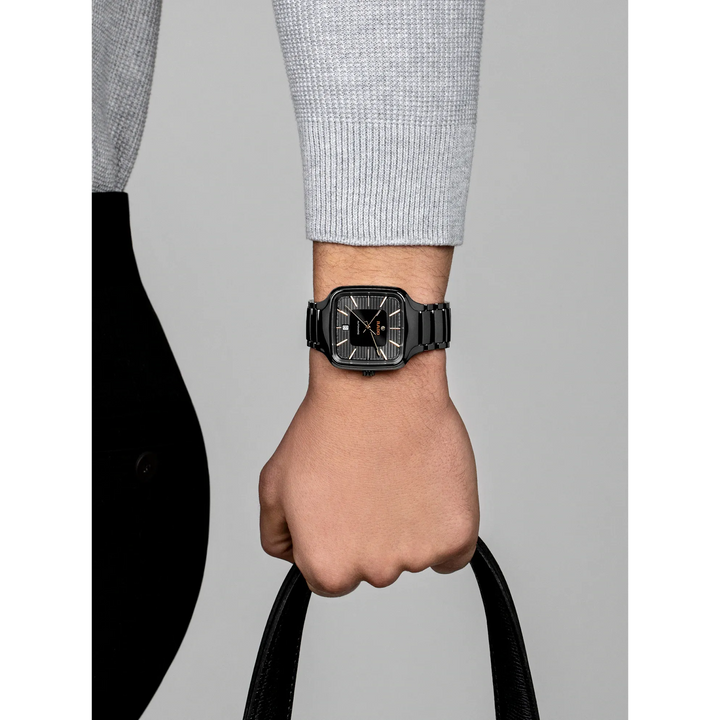Rado True Square Plasma High-Tech Ceramic & Titanium for Unisex R27077102