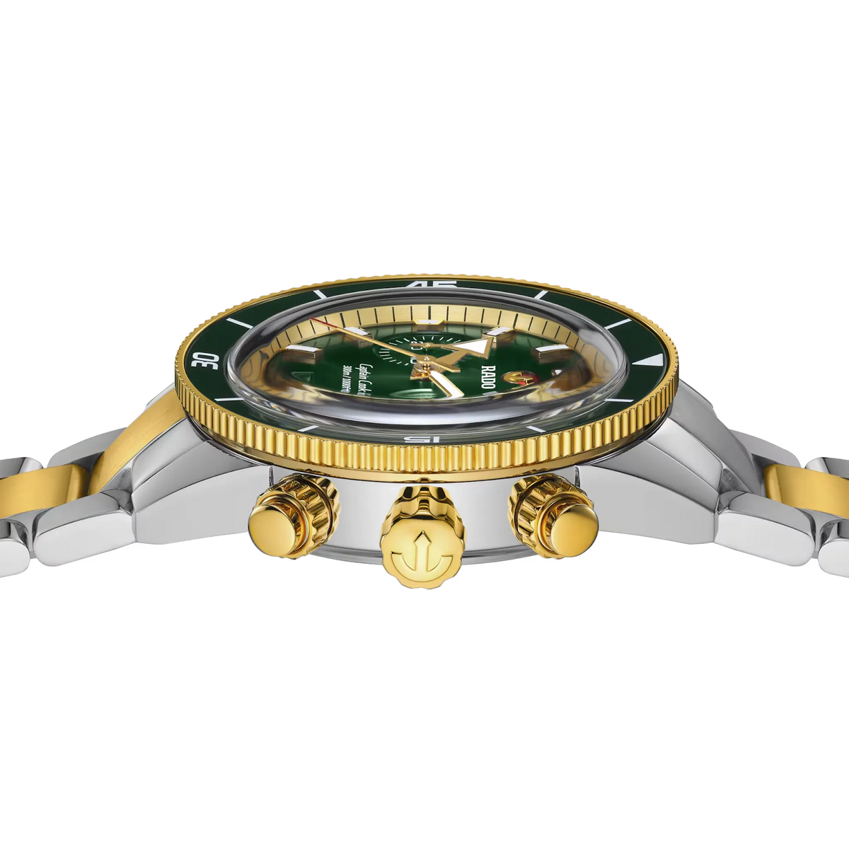 Rado Captain Cook Stainless Steel with Yellow Gold PVD for Men R32151318