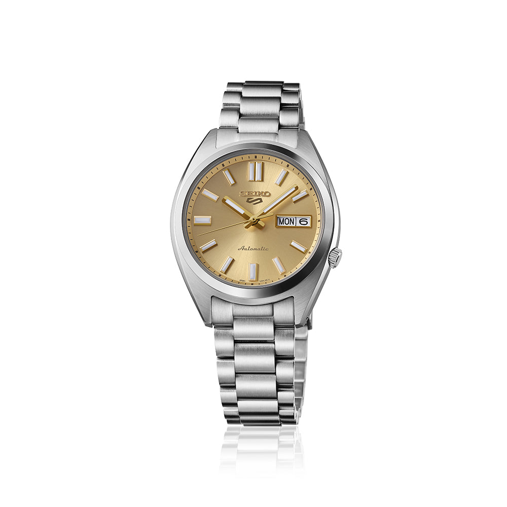 Seiko 5 Sports SNXS Vintage Gold Collection  in Gold Cufflinks SRPL59K1