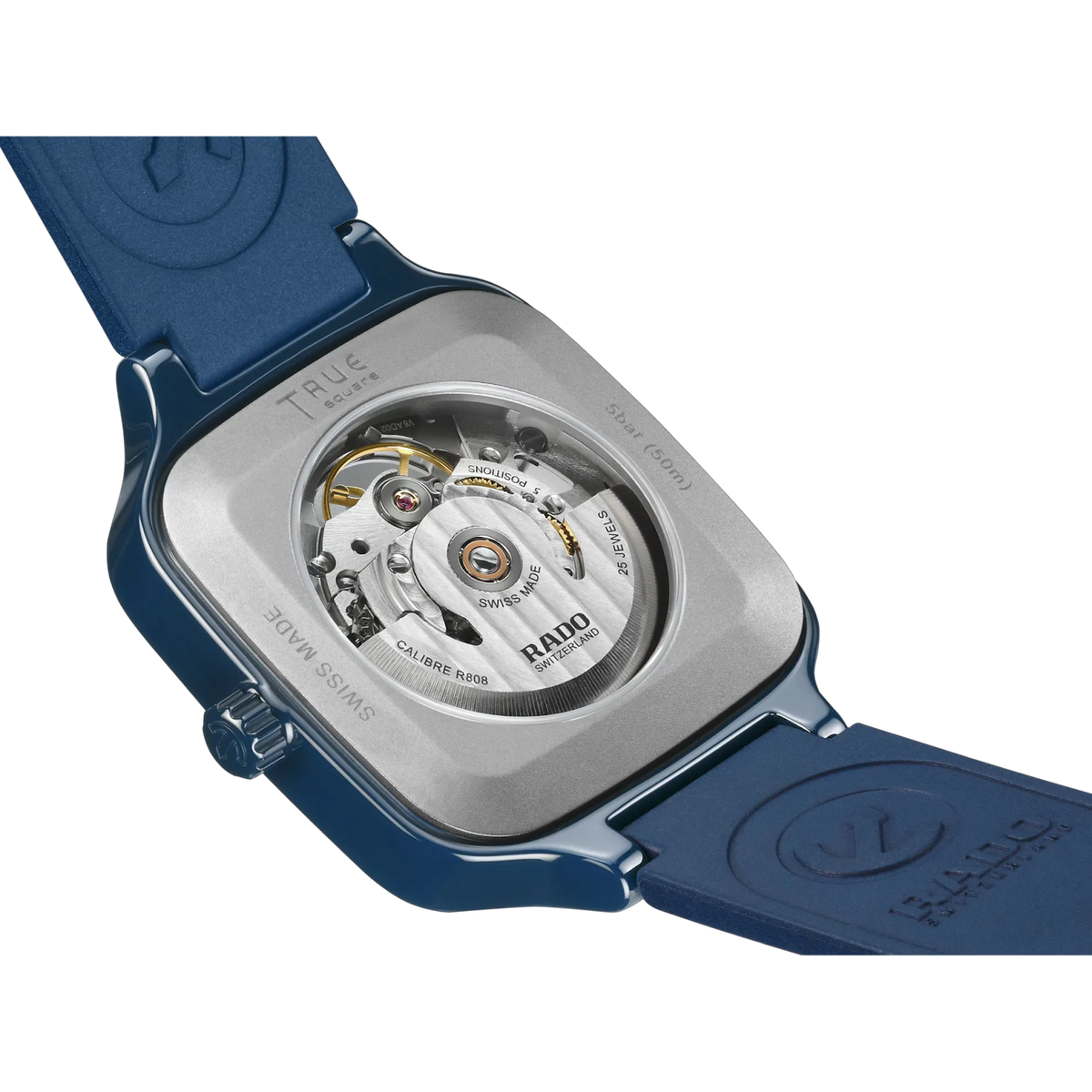 Rado True Square Navy Blue High-Tech Ceramic for Unisex R27178205