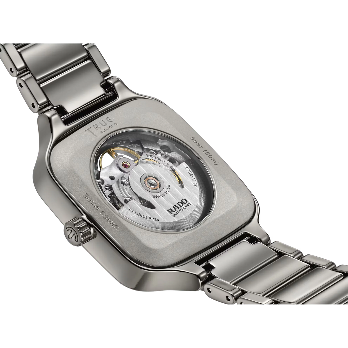 Rado True Square Plasma High-Tech Ceramic for Unisex R27083722
