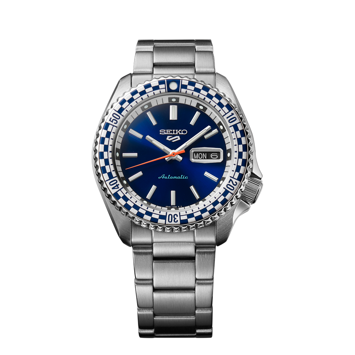 Seiko 5 Sports Petrol Blue ‘Checker Flag’ Special Edition