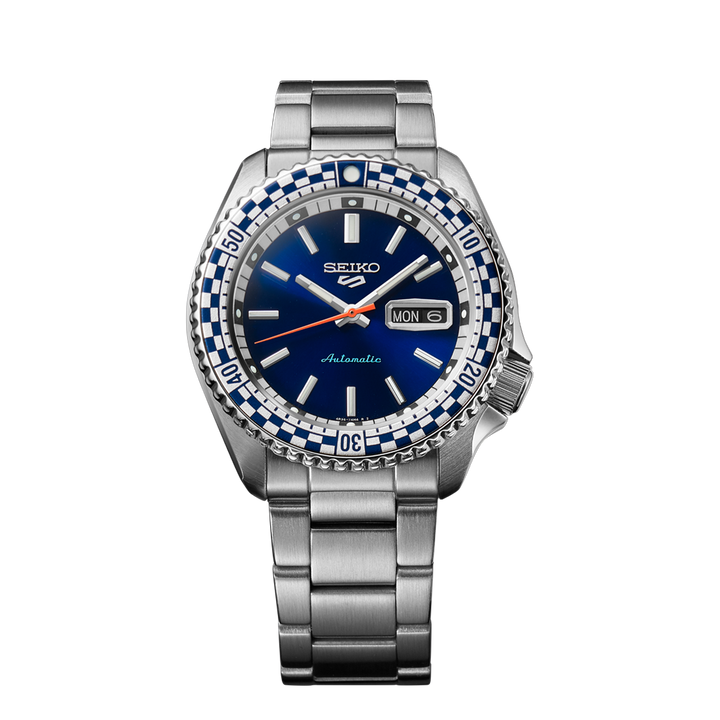 Seiko 5 Sports Petrol Blue ‘Checker Flag’ Special Edition