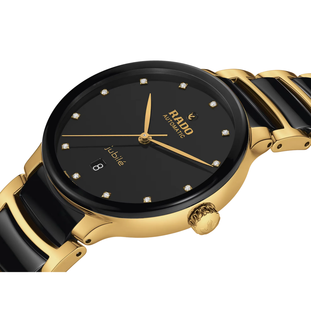 Rado Centrix Stainless Steel with Rose Gold PVD for Women R30008742