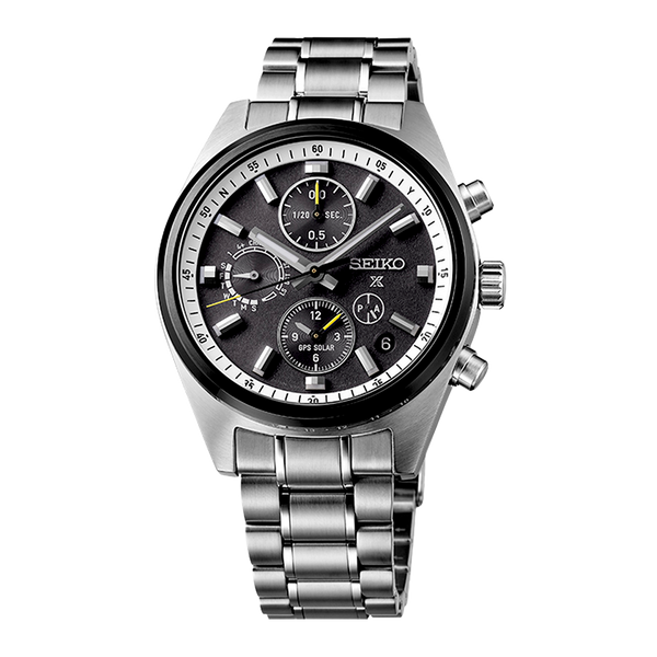 Seiko Prospex GPS Solar Chronograph Speedtimer in Black
