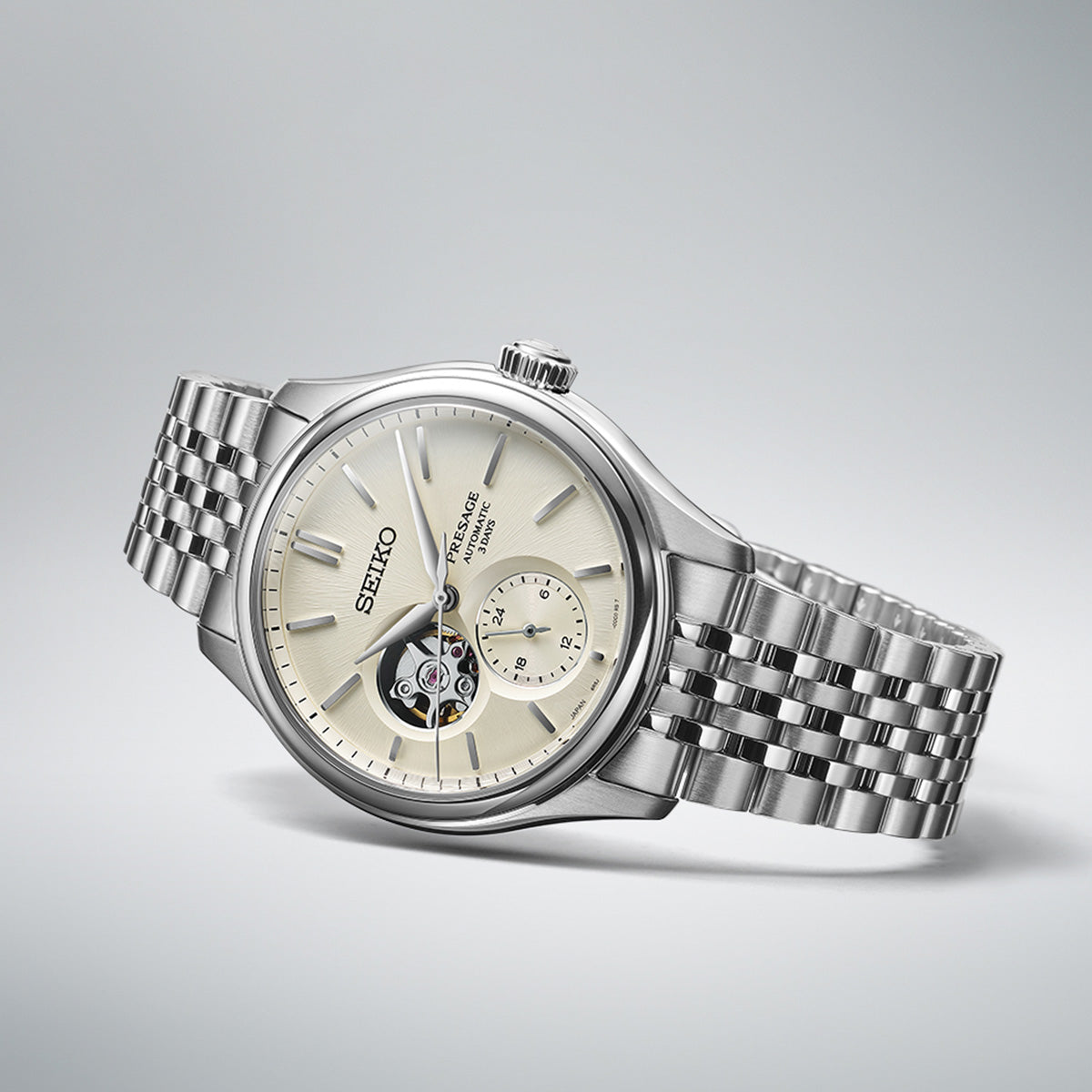 Seiko Presage Classic Series ‘Shiro-iro’ Open heart