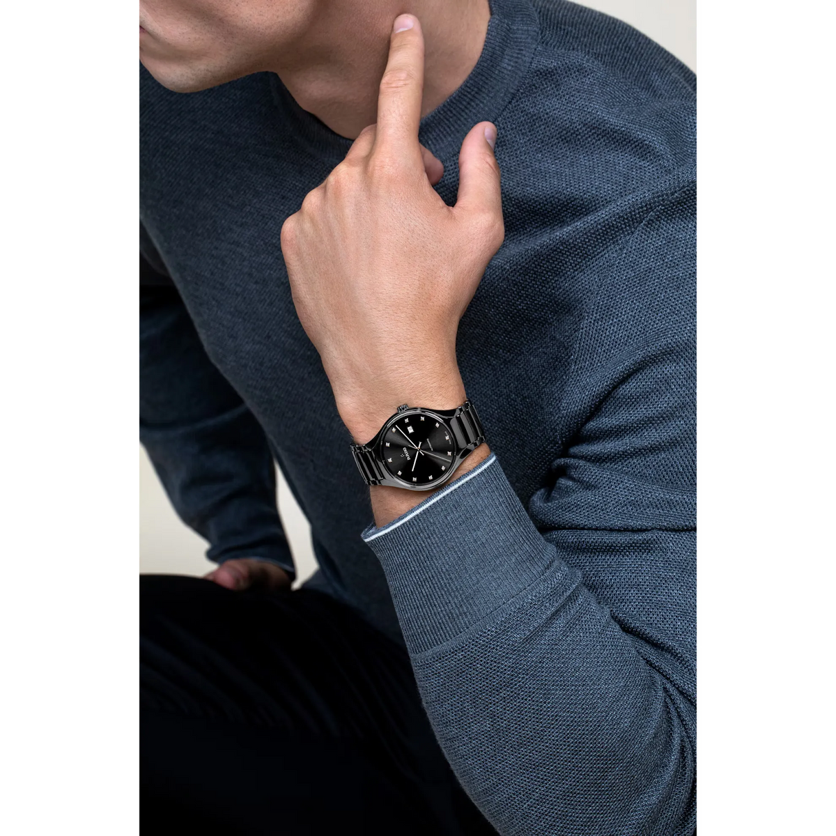 Rado True Round Plasma High-Tech Ceramic & Titanium for Unisex R27057732