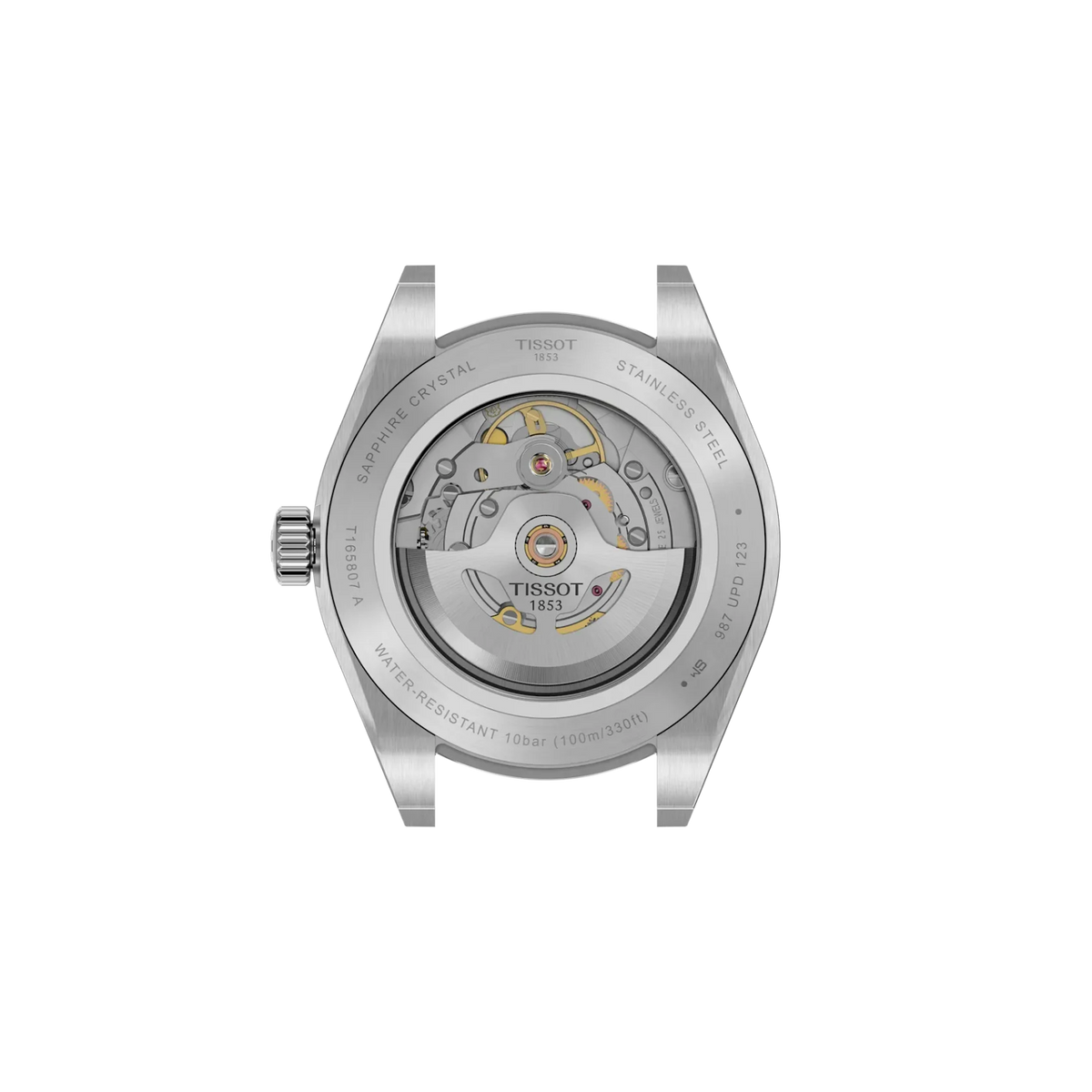 Tissot Gentlemen 316L stainless steel case for Unisex T1658071104100