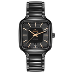 Rado True Square Black High-Tech Ceramic, Titanium for Unisex R27078172