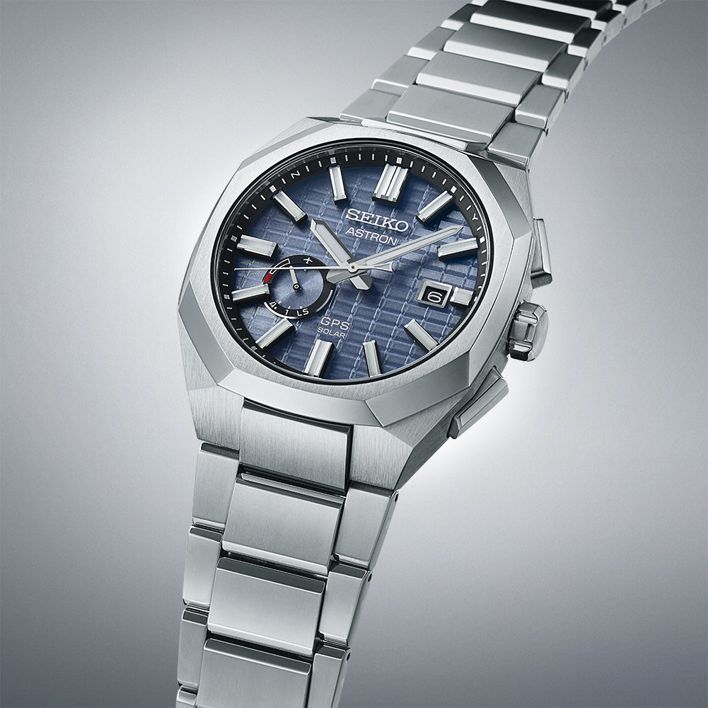Seiko Astron GPS Solar Sapphire Blue Crystal Box SSJ013J1