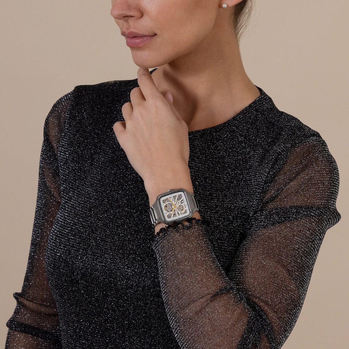 Rado True Square Plasma High-Tech Ceramic for Unisex R27083722